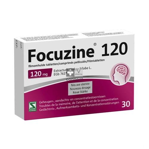 Focuzine 120 mg 30 Comprimés