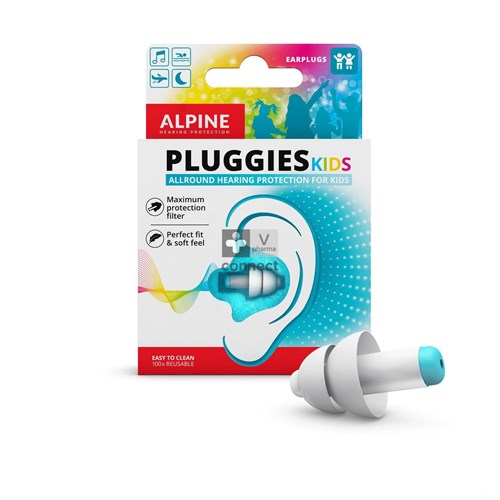 Alpine Pluggies Kids Bouchons d' Oreilles