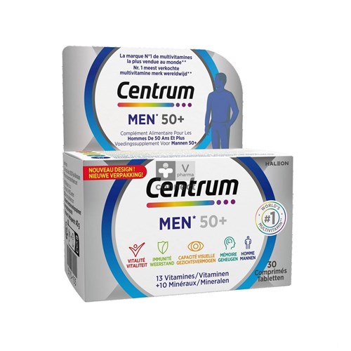 Centrum Men 50+ 30 Comprimés