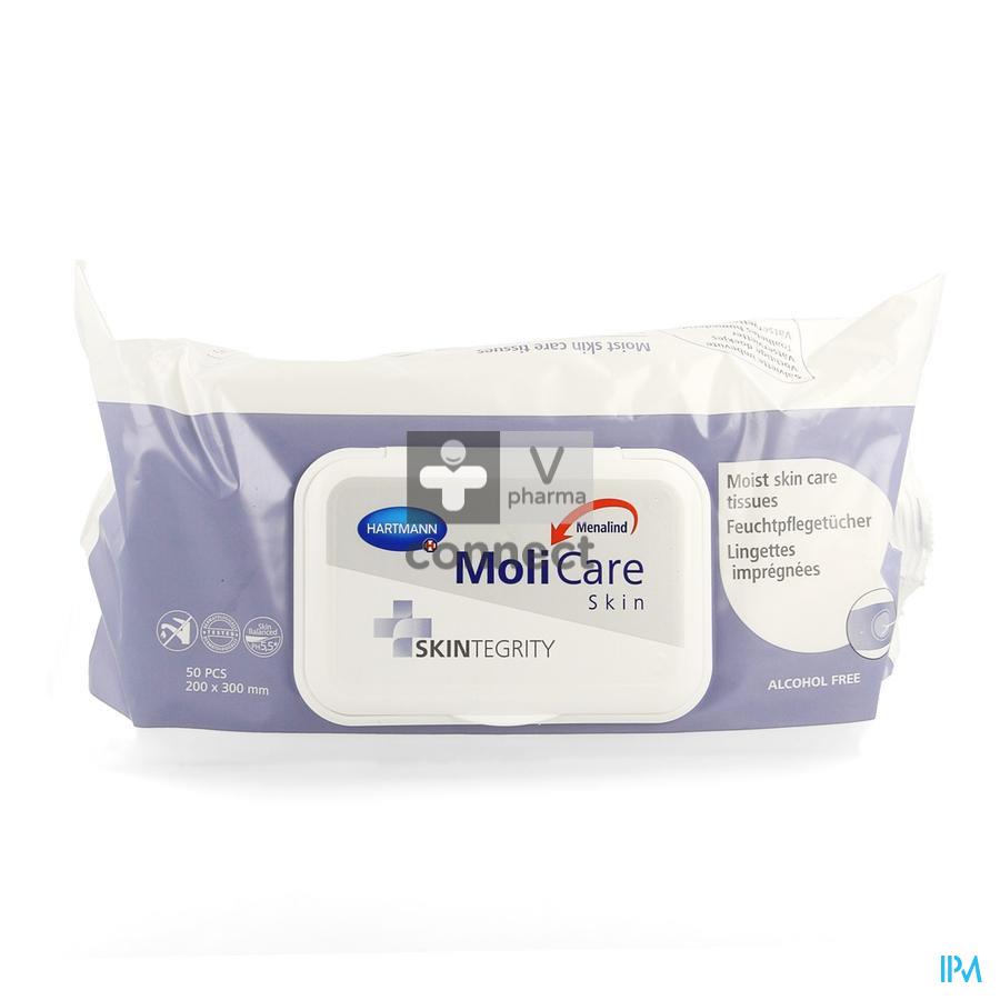 Molicare Skin Lingettes Hygiene 50 Pièces