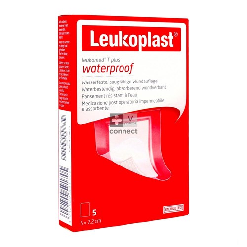 Leukomed T Plus 5 cm x 7,2 cm 5 Pièces