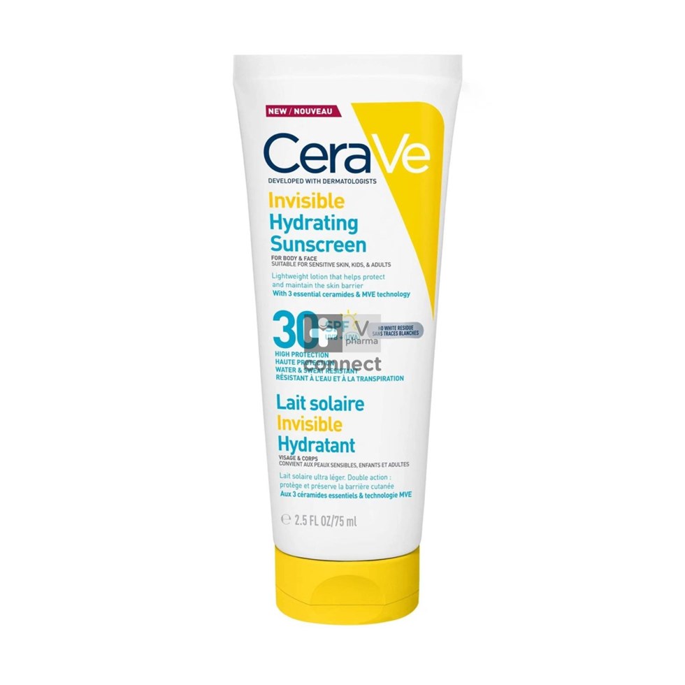 Cerave Sun Crème Solaire Hydratante Invisible Spf30 177 ml