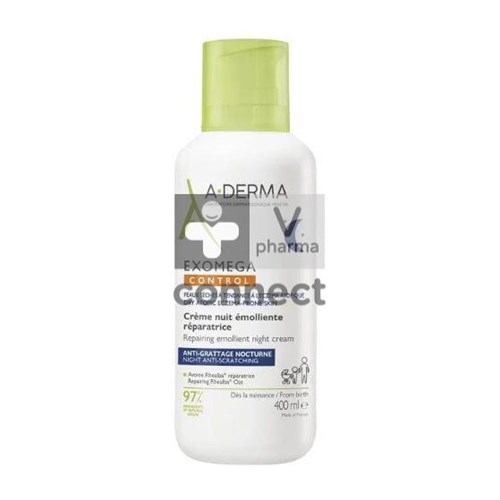 Aderma Exomega Control Herst. Emol. Nacht Cr 400ml