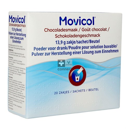 Movicol Poudre Chocolat 20 Sachets