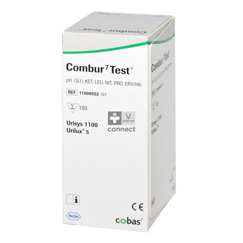 Combur 7 Test Strips 100 Bandes   11008552191