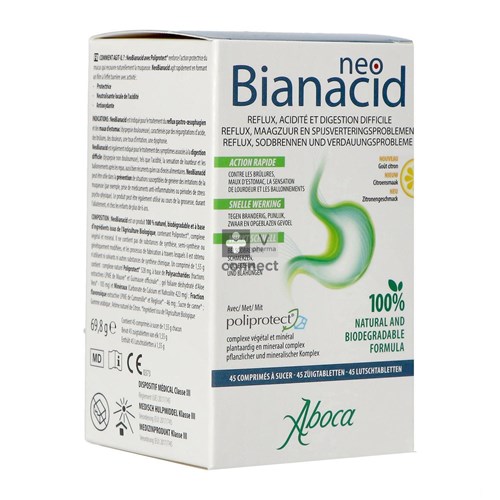 Neobianacid Citron Comprimés 45