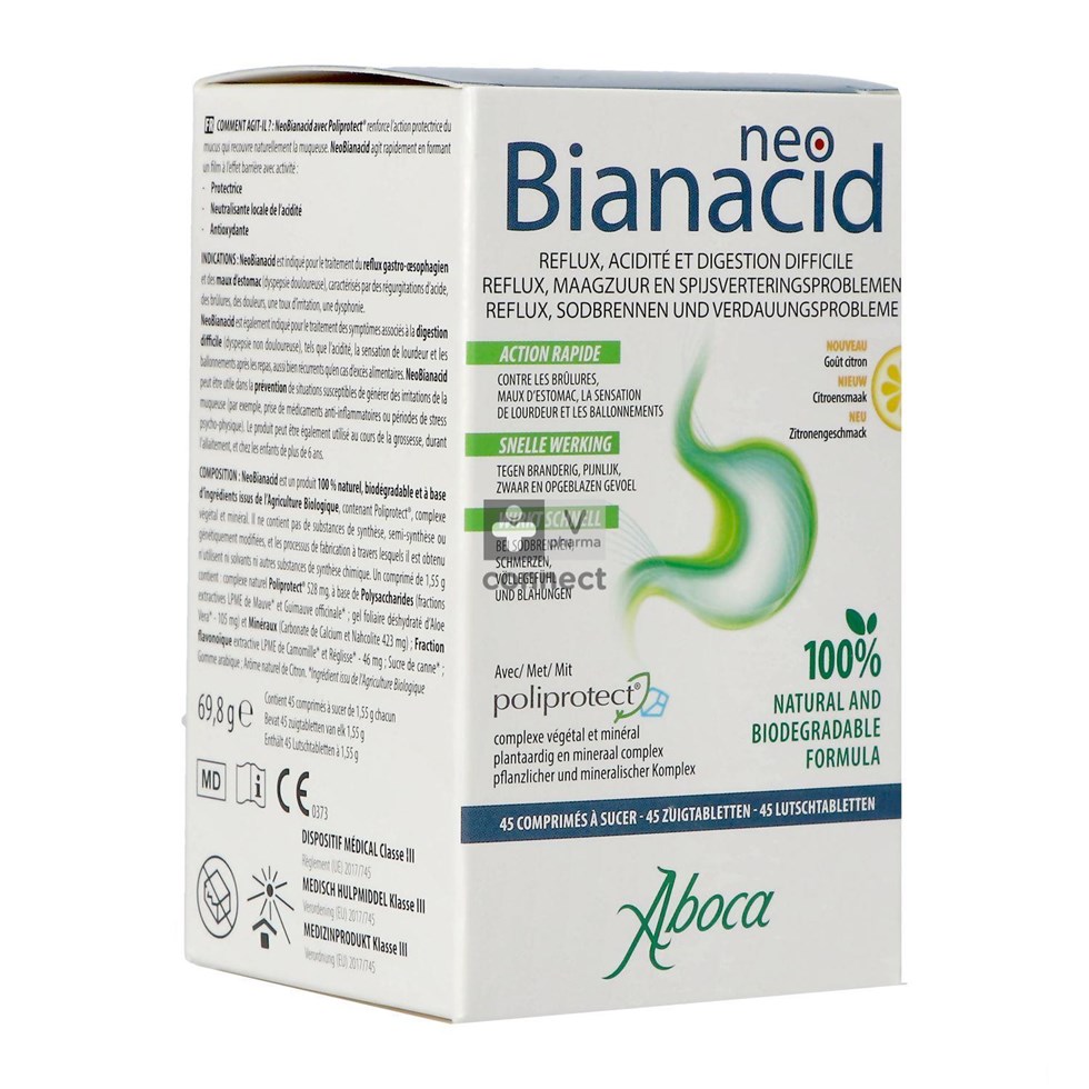 Neobianacid Citron Comprimés 45
