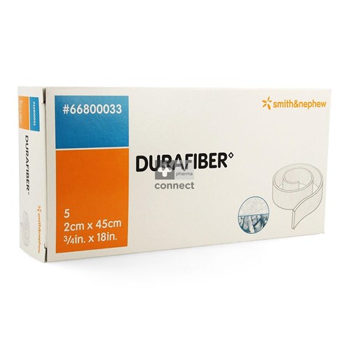 Durafiber Pansements 2x45cm 5 Pièces
