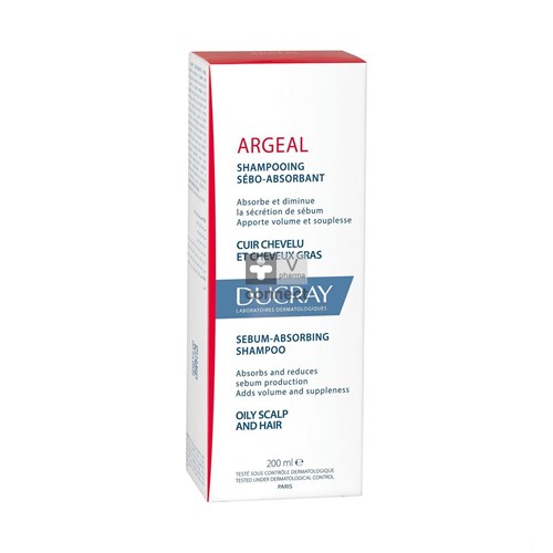 Ducray Argeal Sh Talgabsorberende Verzorg. 200ml