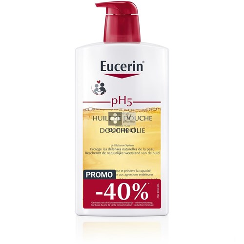 Eucerin PH5 Huile Douche 1 Litre Prix Promo -40%