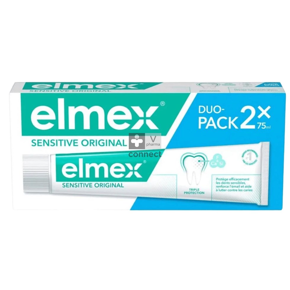 Elmex Sensitive Dentifrice Tube 2X75ml