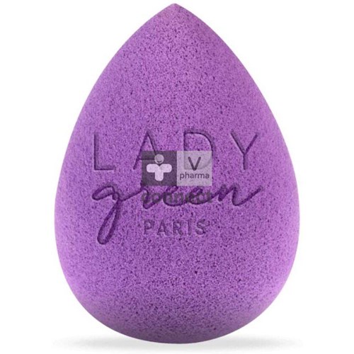 Lady Green Douceur Goutte Eponge Maquillage Violette