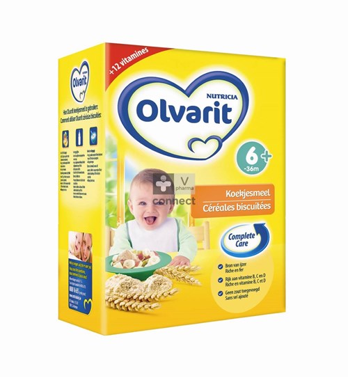 Olvarit Céréales Biscuitées 6 Mois 600 g