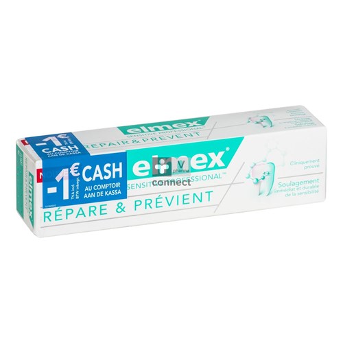 Elmex Sensitive Prof Repair&prevent Tandp 75ml -1€