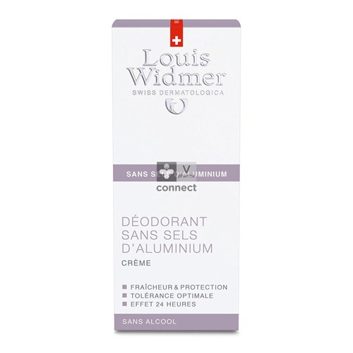 Widmer Deo Creme Zonder Aluminium Parf 40ml