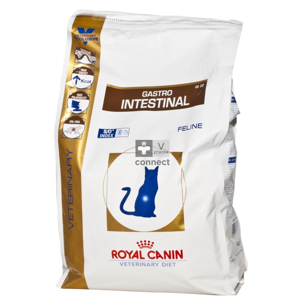 Royal Canin Veterinary Diet Feline Gastro Intestinal Chat 4 kg