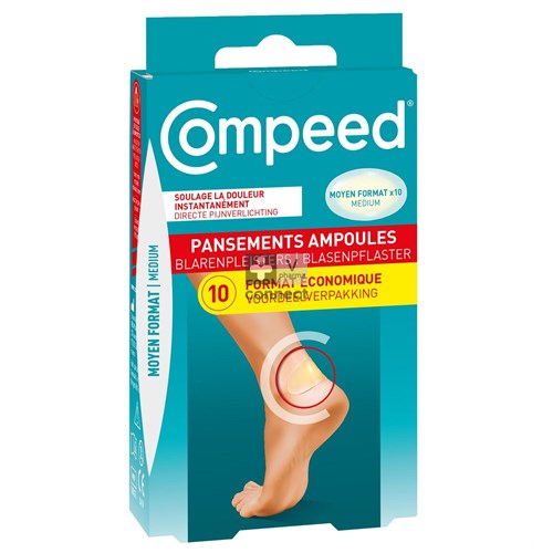 Compeed Blarenpleisters Medium Voordeelverpak. 10