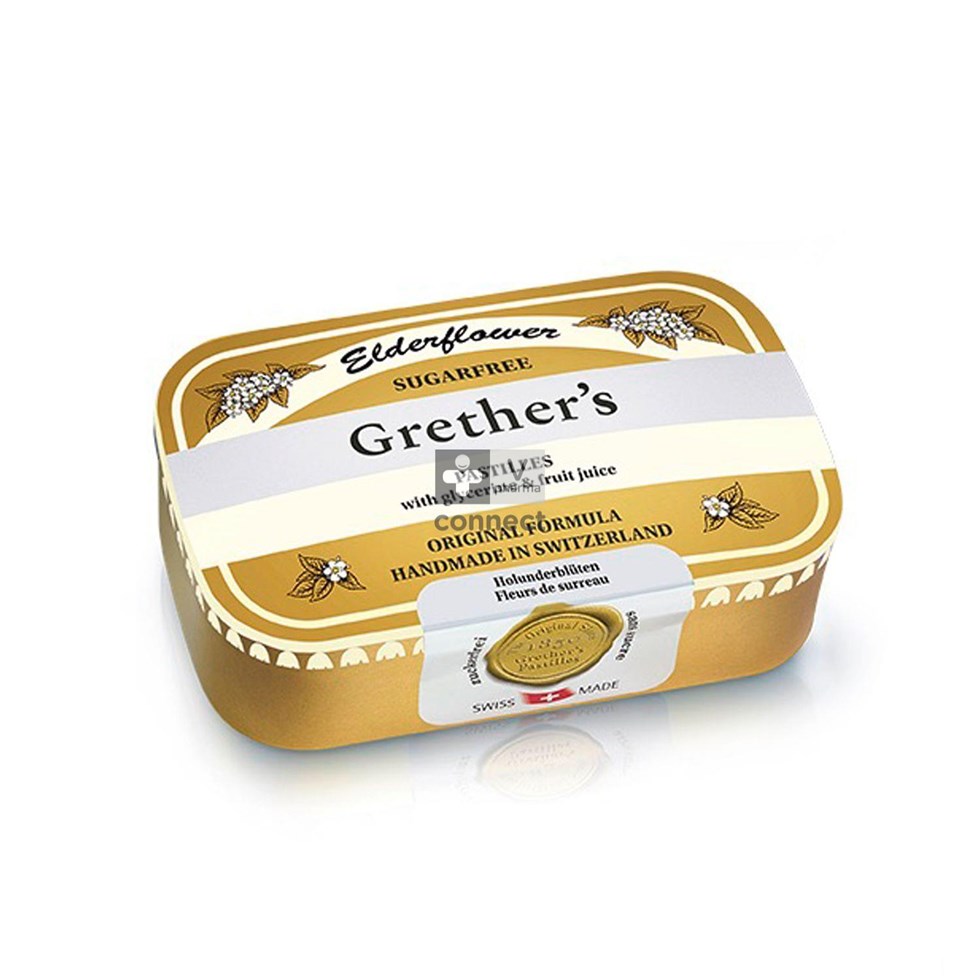 Grether's Elderflower pastilles Vlierbes 110 g