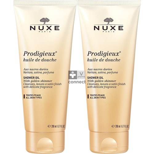 Nuxe Prodigieux Douche Olie 2x200ml