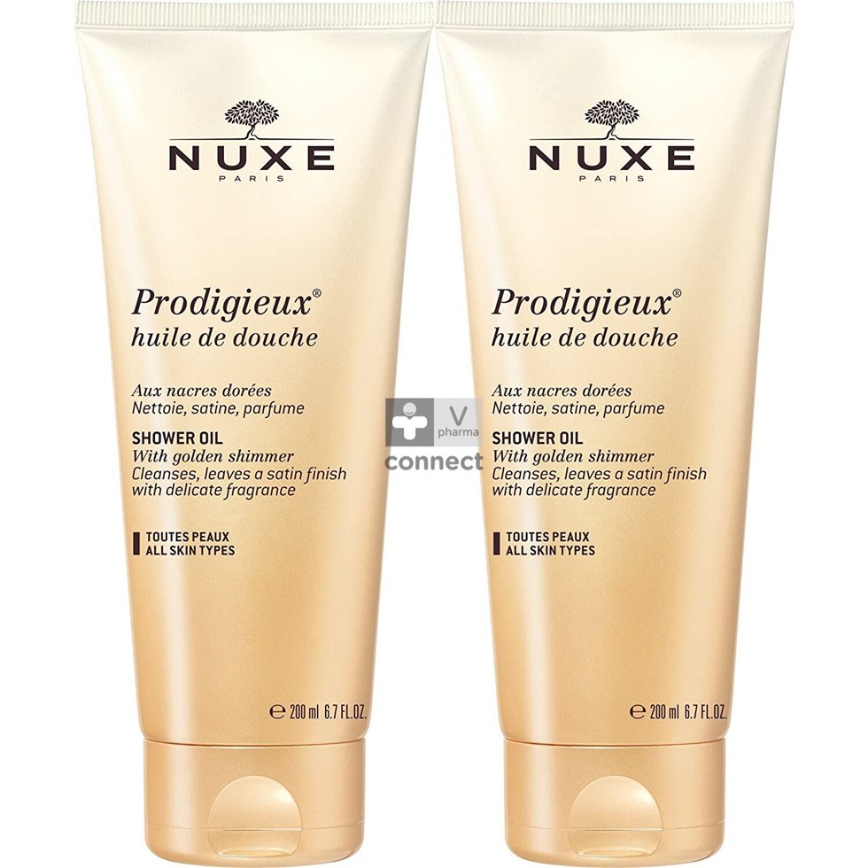 Nuxe Prodigieux Huile Douche 2 x 200 ml Prix Promo