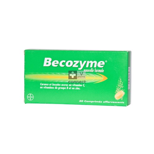 Becozyme 30 Comprimés Effervescents