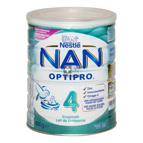 Nan Optipro 4 +2jaar Groeimelk Pdr 800g