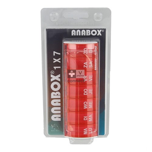 Anabox Pilulier Semaine Rose