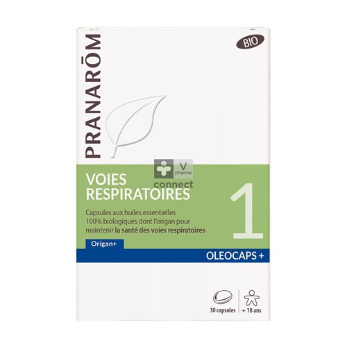 Pranarom Oleocaps+ Bio 1 Voies Respiratoires 30 Capsules