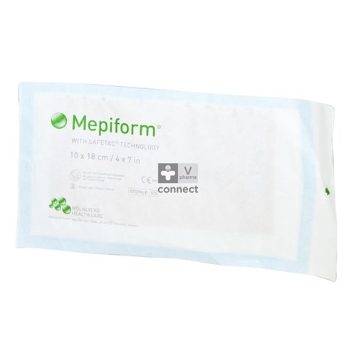 Mepiform Pansement Stérile Adhérent Anti Cicatrices 10 x 18 cm 5 Pièces 293400