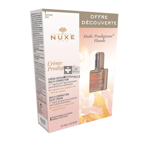 Nuxe Crème Prodigieux Boost Coffret Creme Peau Seche 40Ml+Hle10ml