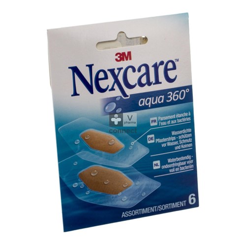 Nexcare Aqua 360 Pansements 14 Assortiments