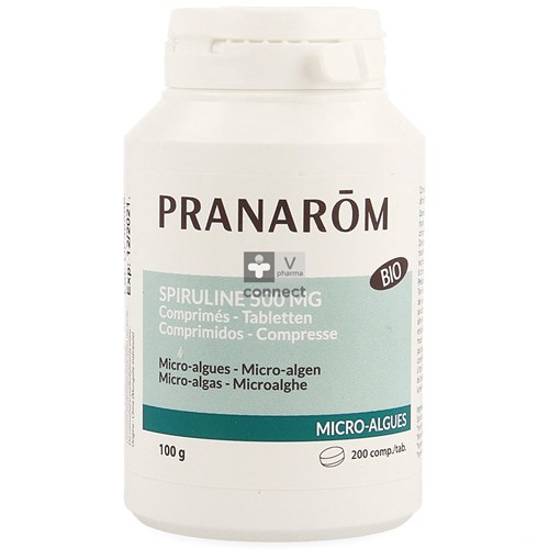 Pranarom Spiruline Microalgen 200 tabletten