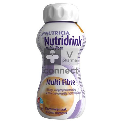 Nutricia Nutridrink Multifibre 4 x 200 ml Gout Caramel