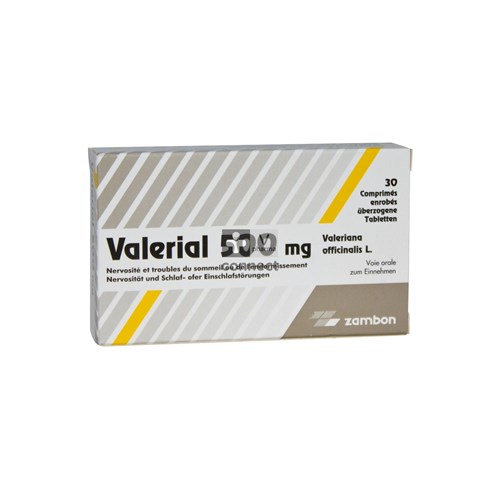 Valerial 500 mg 30 Comprimés
