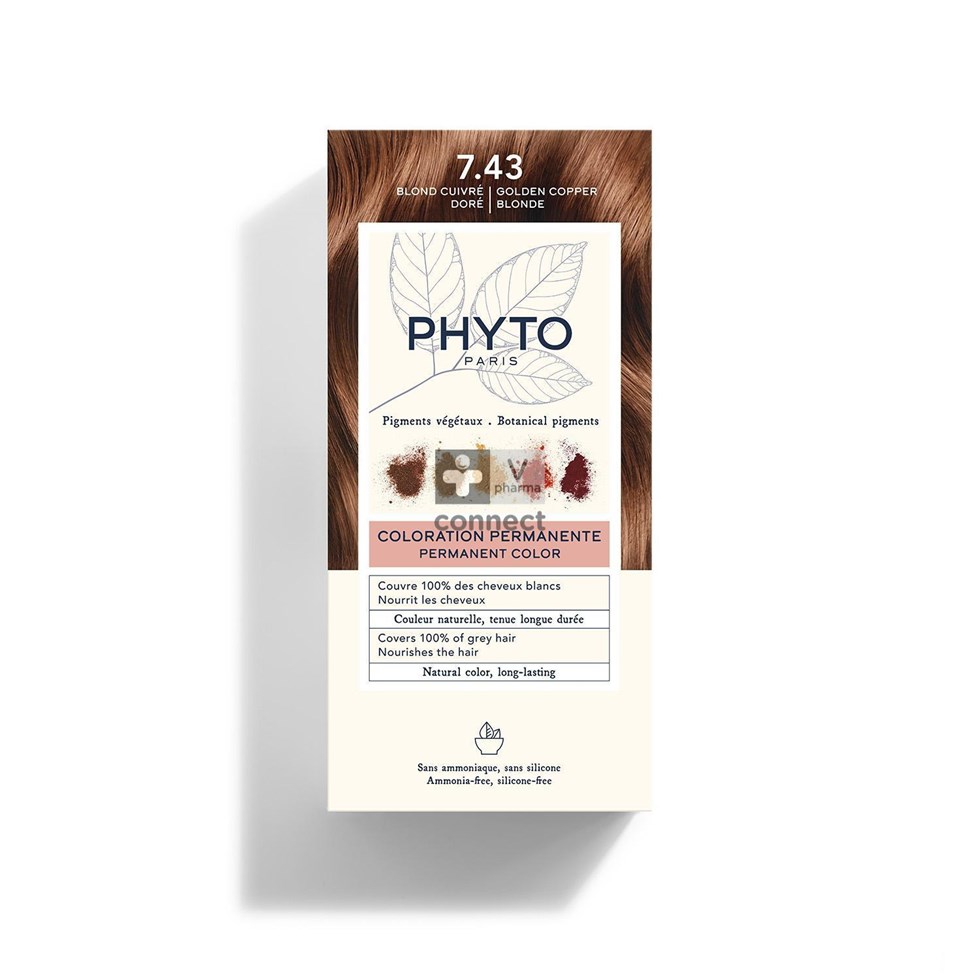 Phytocolor 7.43 Blond Fonce Cuivre Dore