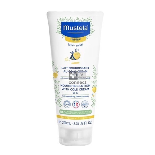 Mustela Bébé Lait Nourrissant au Cold Cream 200 ml