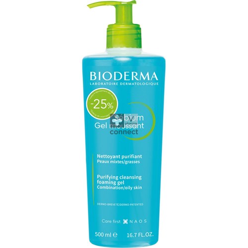 Bioderma Sebium Gel Moussant 500 ml Promo -25%