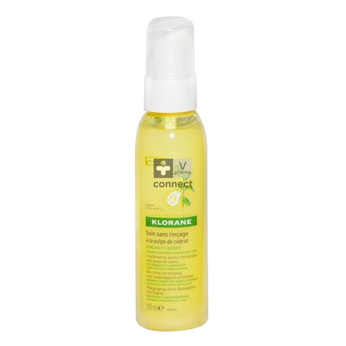 Klorane Soin Sans Rincage Pulpe Cédrat Spray 125 ml