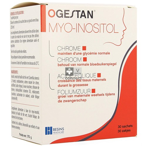 Ogestan Myo Inositol Poudre 30 Sachets