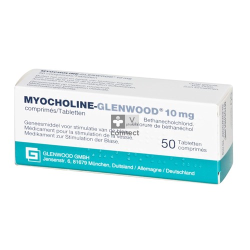 Myocholine Glenwood 10 mg 50 Comprimés OR