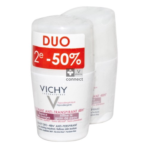 Vichy Deo A/haargroei Roller 48h Duo 2x50ml