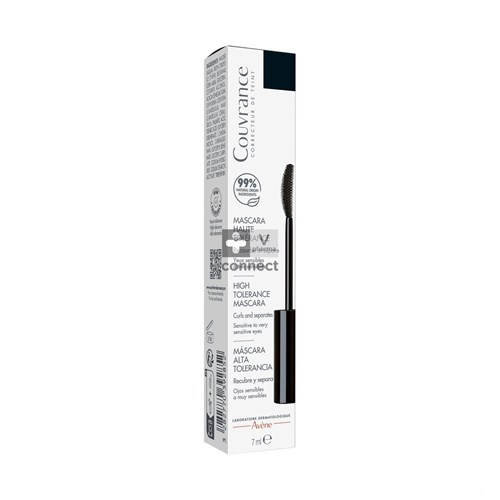 Avene Couvrance Mascara Zwart Hoge Tolerantie 7ml