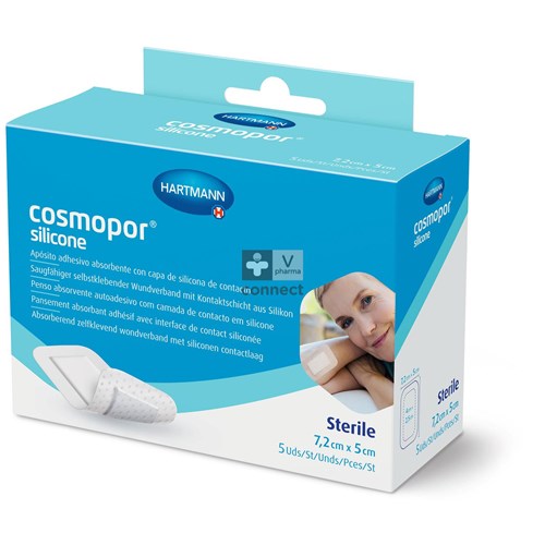 Cosmopor Silicone Selfcare 7.2Cm X 5 Cm 5 Pièces