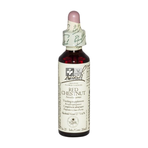 Bach Flower Remedy N.25 Marronnier Rouge 20 ml