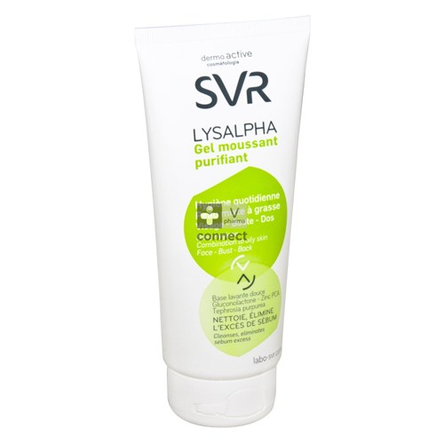 SVR Lysalpha Gel Moussant Purifiant 200 ml