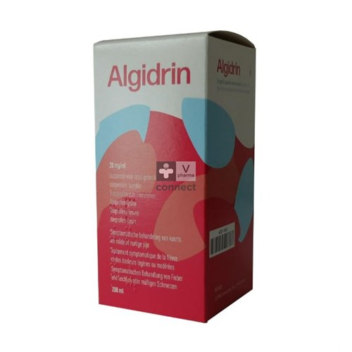 Algidrin 20mg/ml Orale Susp Siroop 200ml