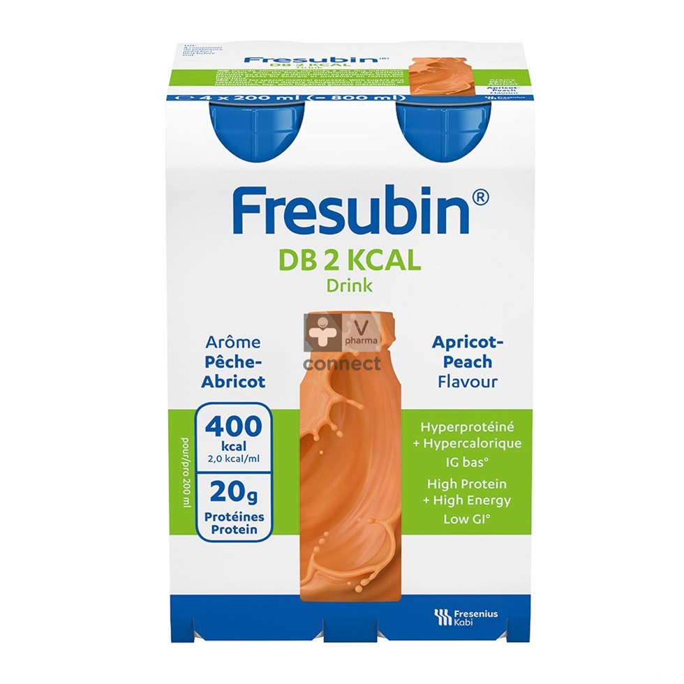 Fresubin Db 2 Kcal Drink Peche-Abricot 4X200ml