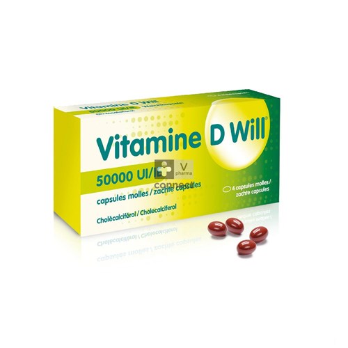 Vitamine D Will 50000ie Zachte Caps 4