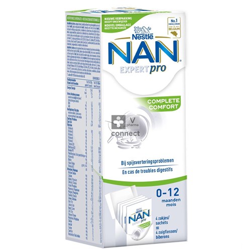 Nan Complete Comfort Zuigelingenmelk Pdr 4x26g