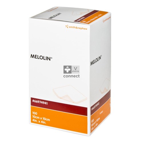 Melolin Kp Ster 10x10cm 100 66974941